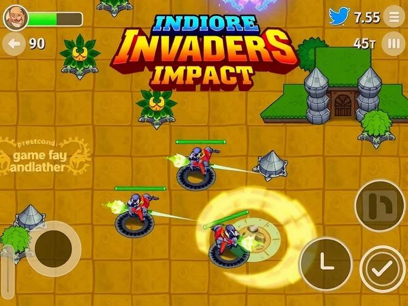 Indore Invaders Impact Gameplay Screenshot